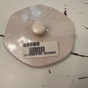 Longaberger Whitewashed Wooden Lid - Horizon of Hope 2001